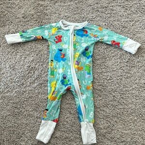 Little sleepies convertible pajamas sesame Street newborn.